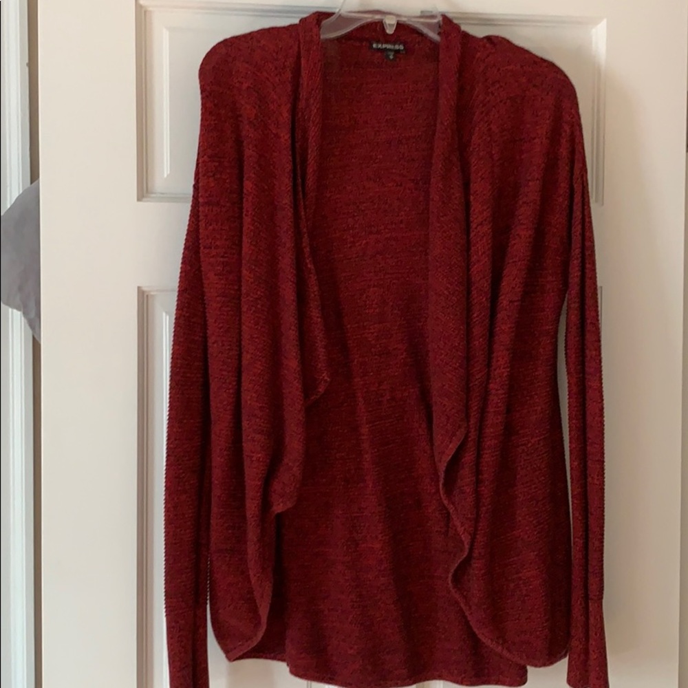 Red sweater from express